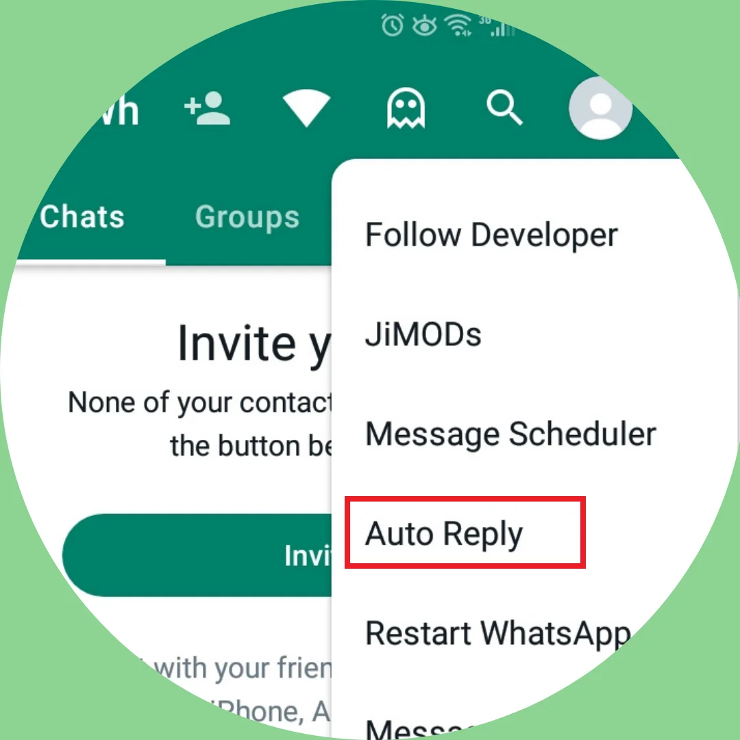 jt whatsapp Auto reply