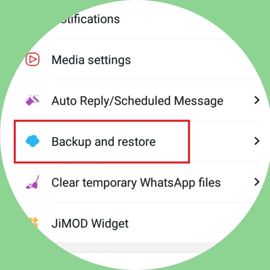 backup and restore